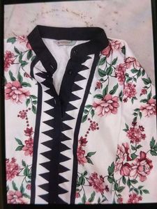 Floral Print Kurta Set/ coords with Pants