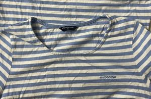 Blue &amp; White Striped T-Shirt