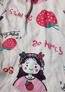 Cute Strawberry  Pajama cutting Shorts
