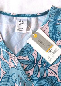 Floral Print Wrap Top - New!