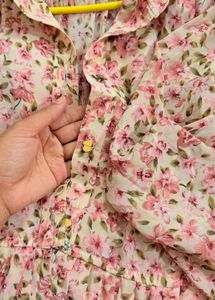 Floral Print Midi Dress