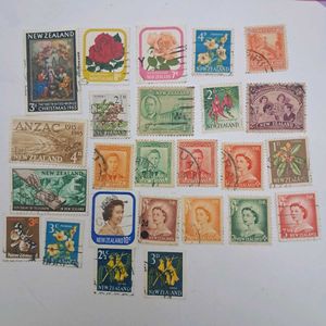 Collection of 25 New Zealand Stamps