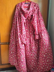 Chic Floral Print V-Neck Dress