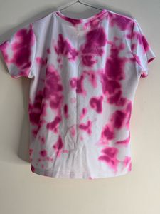 Vibrant Pink Tie-Dye T-Shirt
