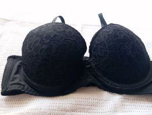 Black Lace Bra