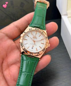 Elegant Omega Constellation Rose Gold Watch with G