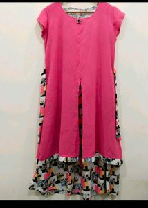 Layered High Low Anarkali Kurta