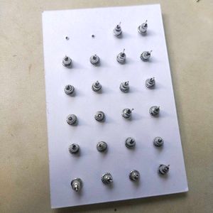 925 pure silver studs earrings 1 pair for unisex