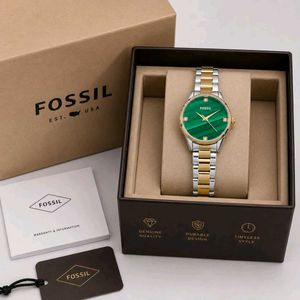 Fossil Gold Watch with Box