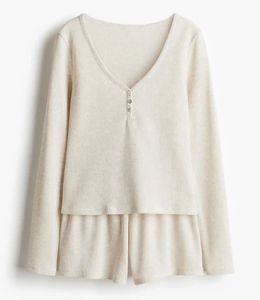 Cozy Waffled Pajama Set