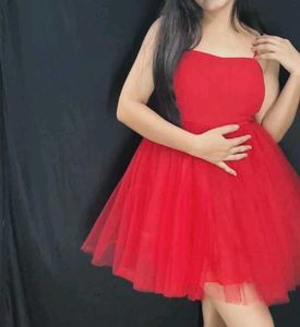 Stunning Red Tulle Dress