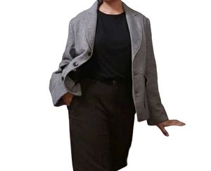 Gray Blazer Jacket