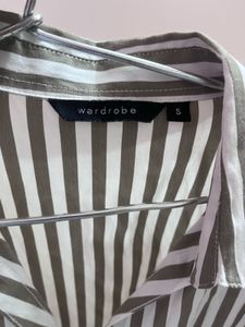 Westside Striped Button-Up Shirt