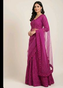 mirror lehenga