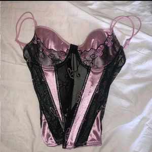(Today Offer Only) Goth Mesh Sheer Corset Top