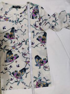 Printed Beige Top