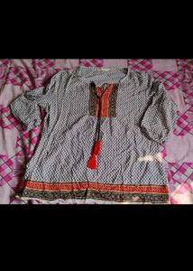 DJ&amp;C Stylish Printed Tunic Top