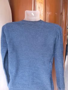Blue Knit Sweater