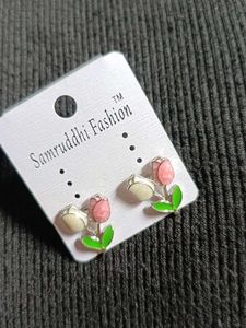 Cute Tulip Stud Earrings