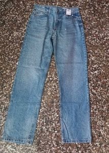 Sparkly Wide Leg Denim Jeans