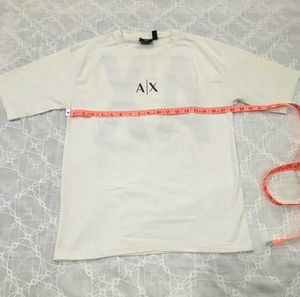 brand armani exchange White T-Shirt