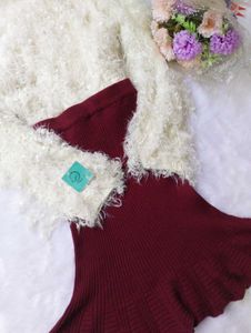 😌Stylish Knit Dress &amp; Fuzzy Cardigan😌