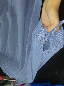 H&amp;M Striped Off-Shoulder Top