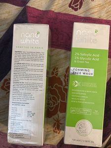 Nano White Foaming Face Wash