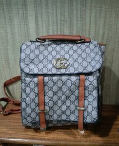 Gucci Stylish GG Pattern Backpack