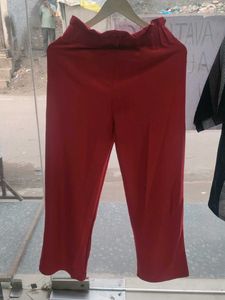 Red Casual Pants