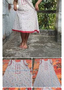 Retro Style Printed Dress
