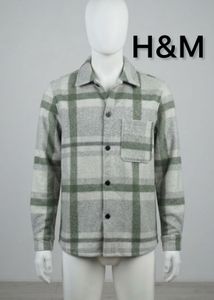 H&M Plaid Shirt Jacket
