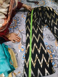 Golden kurta and palazzo pant set