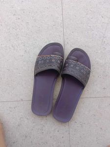 Stylish Purple Flat Sandals