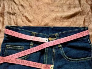 COMBO🎀 Classic Blue Jeans + Off-White Shirt