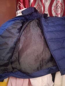 unisex Navy Blue Padded Jacket