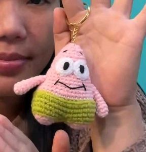 Cute Crochet Monster Keychain