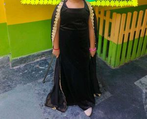 Beautiful black velvet dress