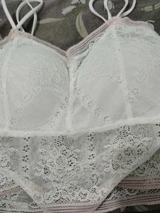 White Lace Bralette Top