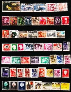 200 Vintage worldwide Stamps
