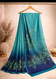 Set of 2 Elegant Floral Print Saree