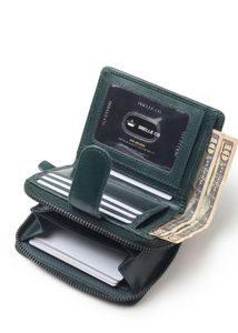 Elegant Dark Green Leather Wallet