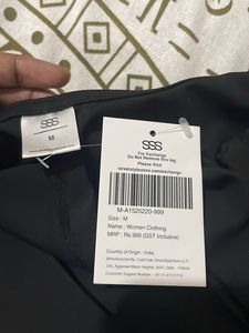 Black Sweetheart Neck Top