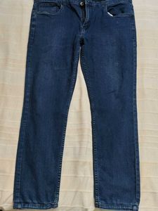 Classic Dark Wash Denim Jeans