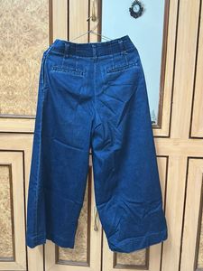 Women's Wide Leg Denim Culottes
