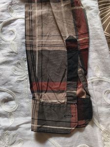 Double Pocket Checks Semi Formal Shirt