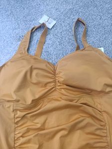 Decathlon Mustard One-Piece Swimsuit