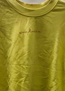 Lime Green Graphic Sweatshirt