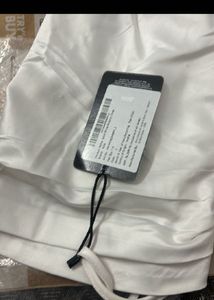 Elegant White Satin midi dress