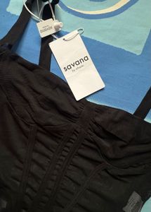 Sheer Mesh Corset Top